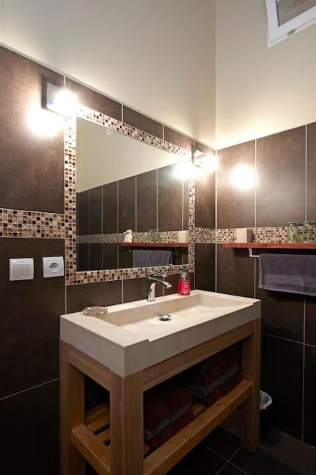 Studio Dans Villa Avec Piscine Cassis Esterno foto